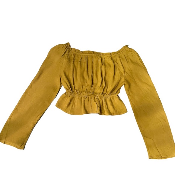 Dusty Olive Corset Peplum Top - Picture 5 of 5